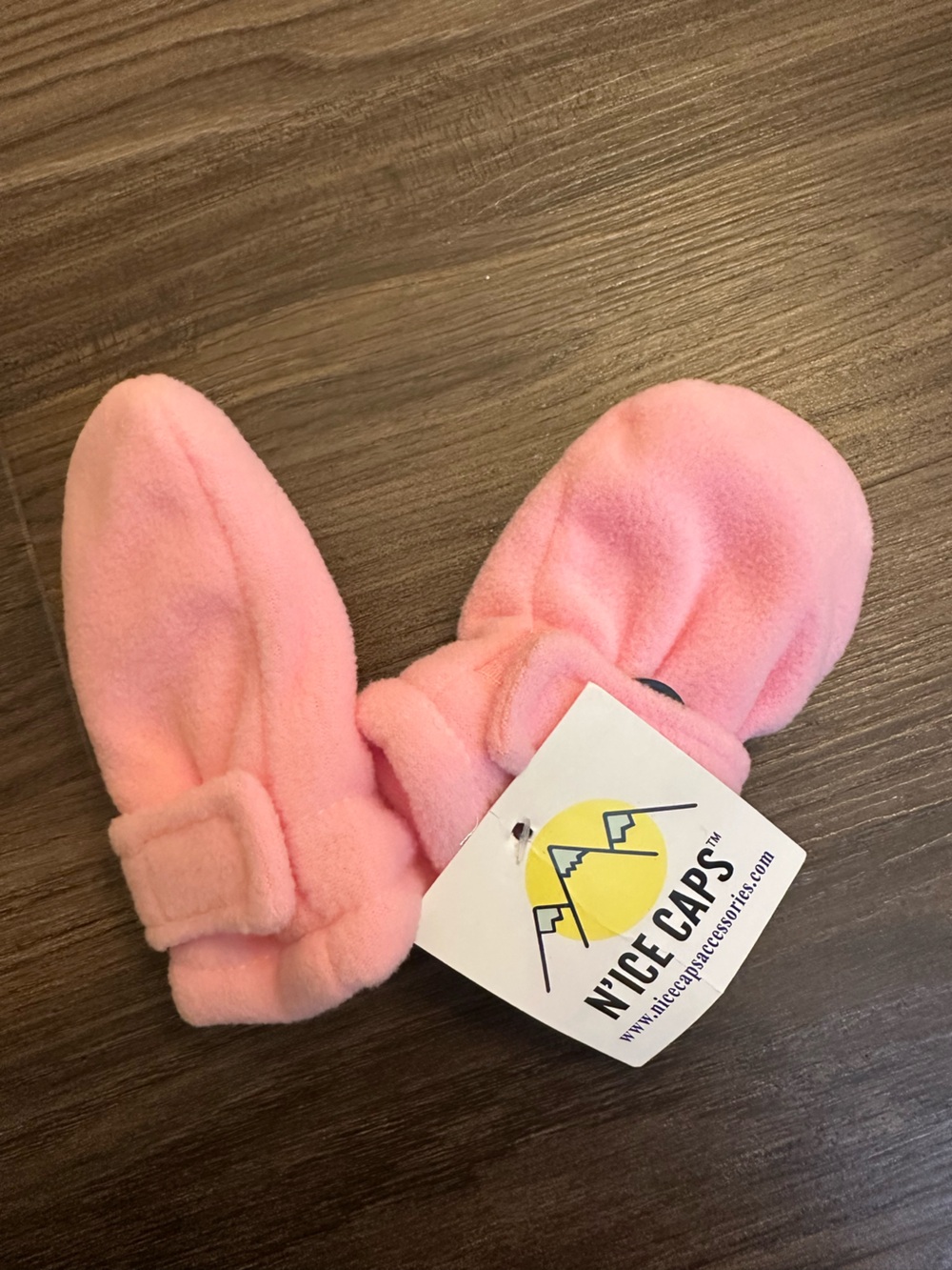 Toddler Girl Pink Mittens